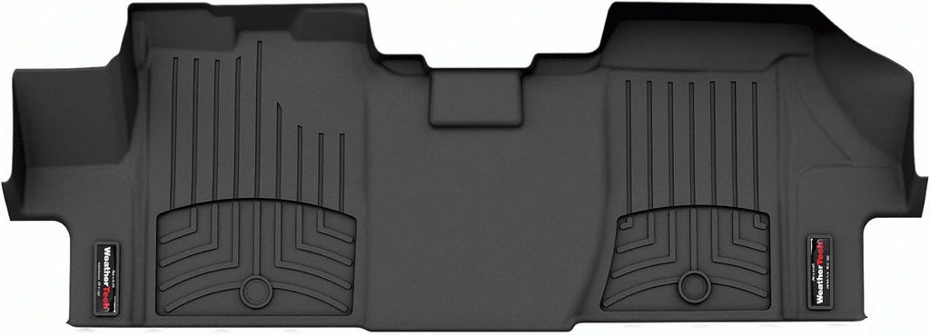 WeatherTech Custom Fit FloorLiners for RAM ProMaster, Ram ProMaster, 1st Row - Over The Hump (4416751), Black