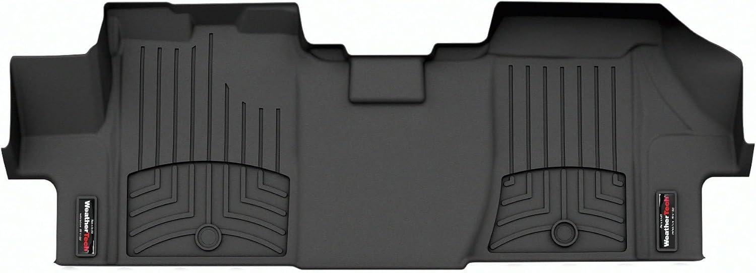 WeatherTech Custom Fit FloorLiners for RAM ProMaster, Ram ProMaster, 1st Row - Over The Hump (4416751), Black