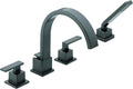 DELTA FAUCET T4753-RB Roman Tub, 8.75 x 26.00 x 8.75 inches, Venetian Bronze