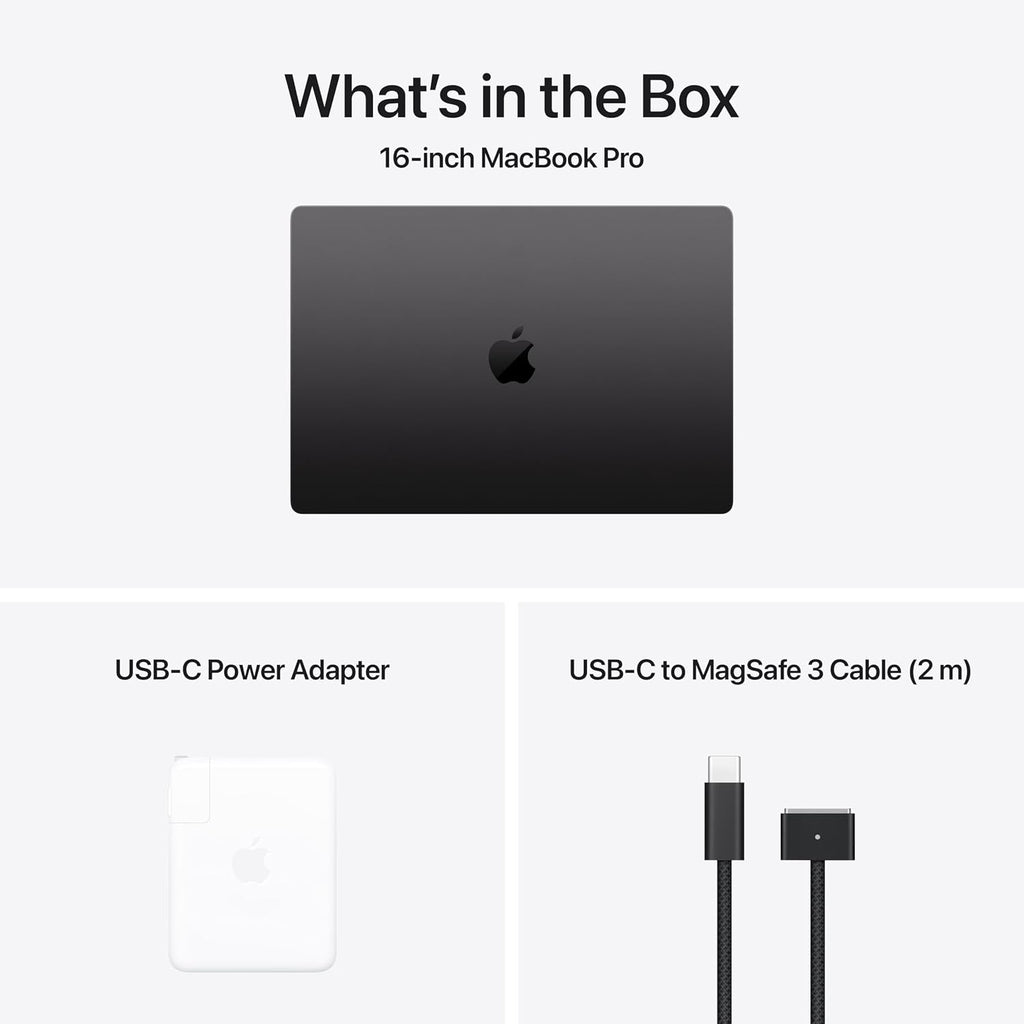 Apple 2024 MacBook Pro Laptop with M4 Pro, 14‑core CPU, 20‑core GPU: Built for Apple Intelligence, 16.2-inch Liquid Retina XDR Display, 24GB Unified Memory, 1TB SSD Storage; Space Black - Z1FT000CV