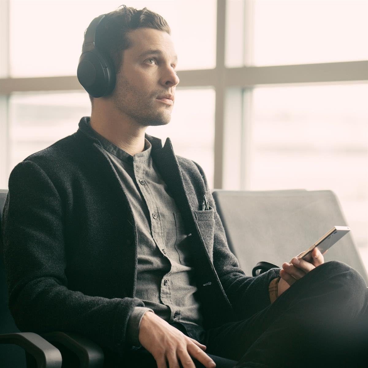 Sony Premium Noise Cancelling, Bluetooth Headphone, Black (MDR1000X/B)