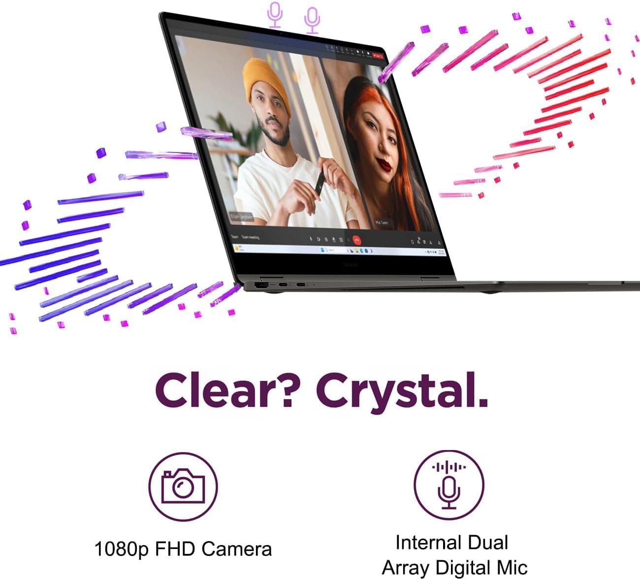 Samsung Galaxy Book3 Pro 360 2-in-1 Laptop (16' 3K Touchscreen, Intel 12-Core i7-1360P, 16GB RAM, 512GB SSD, S Pen) AMOLED ,Business, Creator, Designer, Backlit, FP, Win 11 Pro, French KB, NP960QFG