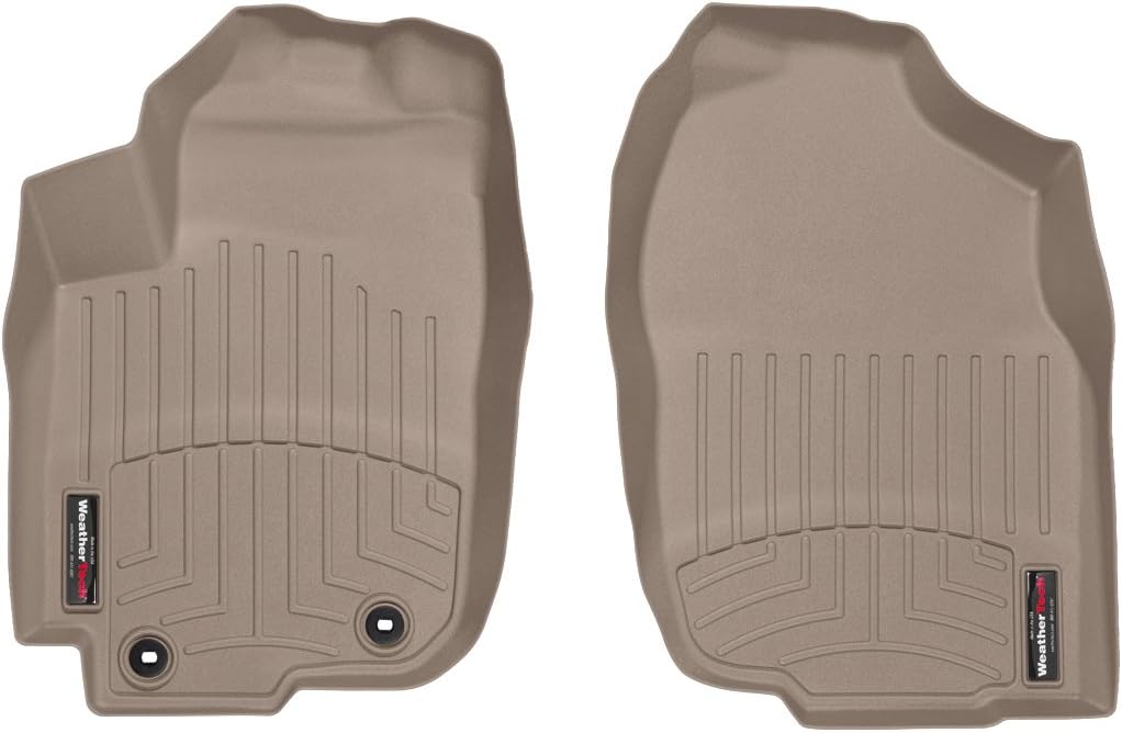 WeatherTech Custom Fit FloorLiners for Toyota RAV4, RAV4, RAV4-1st Row (455101), Tan