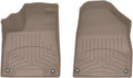 WeatherTech FloorLiner HP Custom Fit Floor Mats for Acura MDX - 1st Row (455761IM), Tan