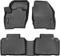 WeatherTech Custom Fit FloorLiners for Lincoln MKX, Nautilus, 1st & 2nd Row (44845-1-2), Black