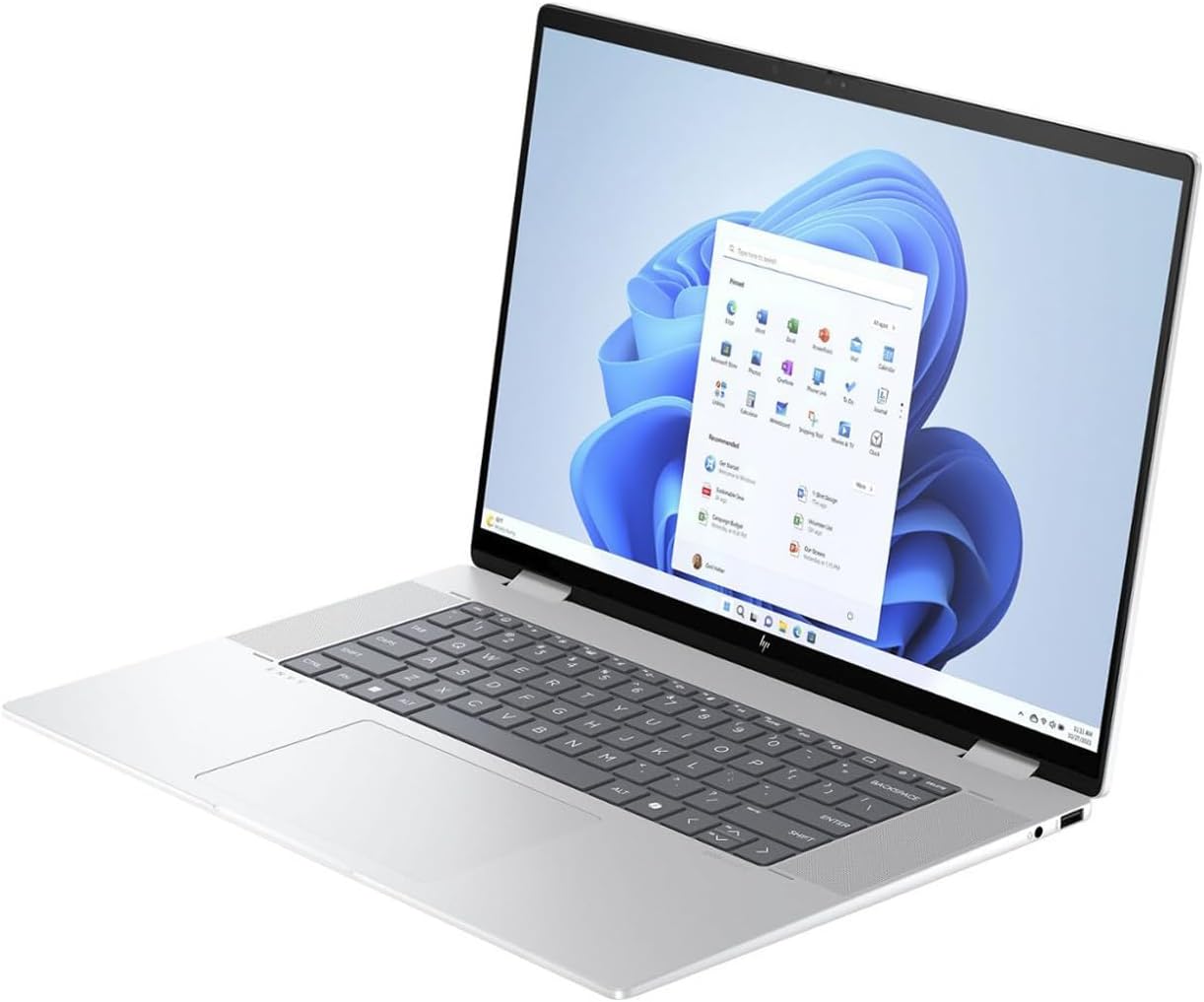 HP Envy 2-in-1 Laptop, 16' WUXGA IPS Wide Ultra Touchscreen Display, Intel Core Ultra 5 125U (Up to 4.3GHz), 16GB DDR5, 512GB PCIe SSD, TB 4, WiFi 6E, Bluetooth, Webcam, PDG HDMI Cable, Win 11 Pro