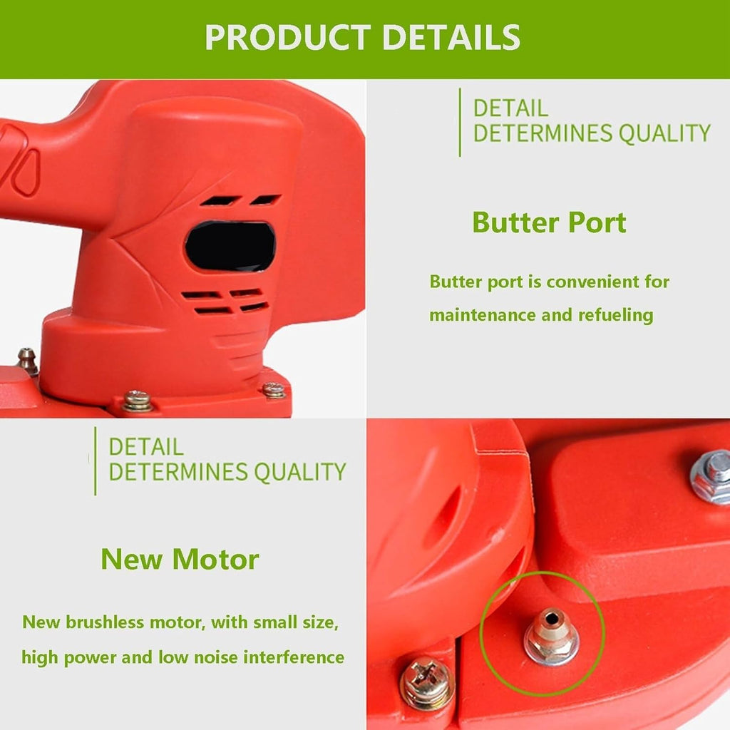 Electric Reciprocating Saw 270mm Tea Picker, Electric Lawn Mower Hedge Trimmer with Rechargeable Power Supply, Professional Cutting Tool for Gardeners or Farmers, Effort-Saving 1.8/1.7A