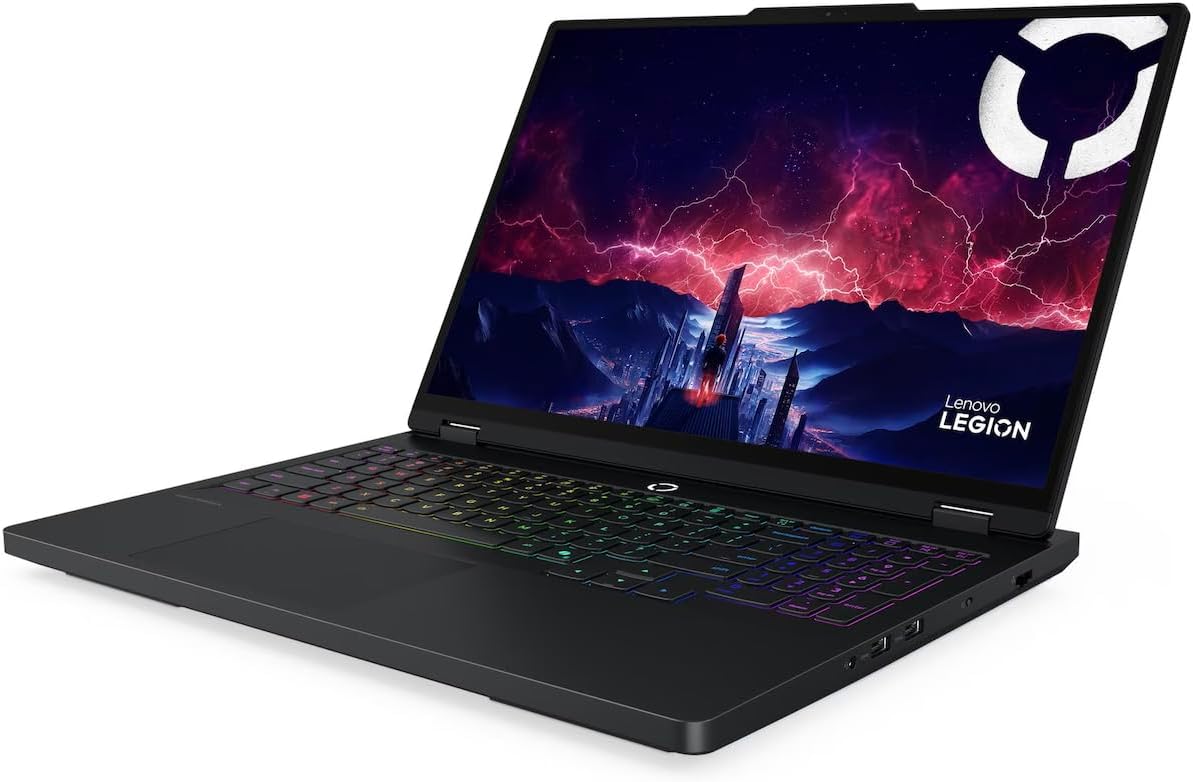 Lenovo Legion Pro 5 AI-Powered Copilot+ Gaming Laptop 16.0' 240 Hz IPS WQXGA (2560x1600) (AMD Ryzen 9 8945HX, GeForce RTX 5060 8GB, 64GB DDR5, 4TB SSD, 24-Zone RGB KB, Win11Pro) w/DKZ Port Expander