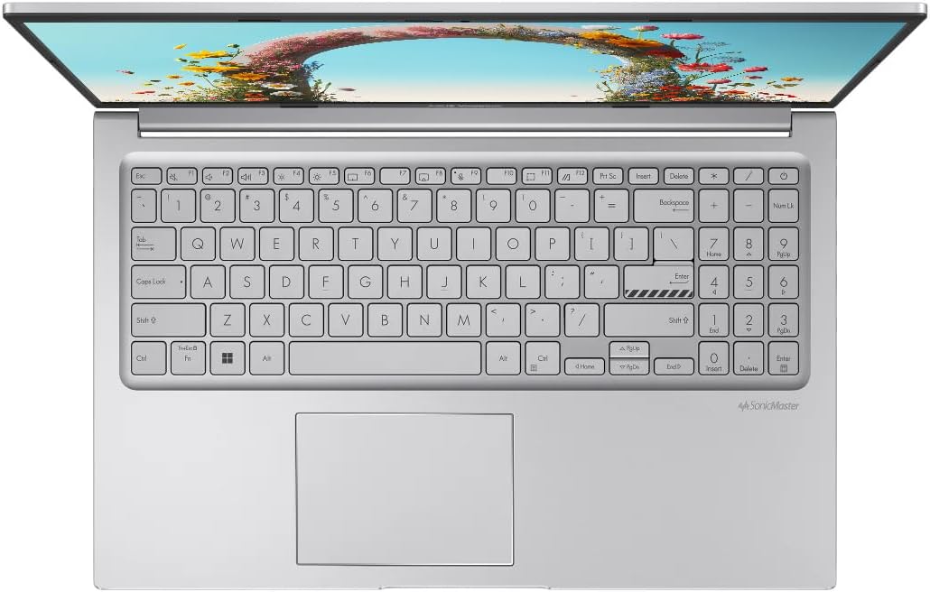 ASUS Touchscreen 15.6' FHD Business Laptop Computer, Intel 10-Core i7 13th Gen Processor, Windows 11 Laptop 24GB RAM 1TB SSD, Intel Iris Xe Graphics, Backlit KB, Numeric Keypad, NLY Earphones, Silver