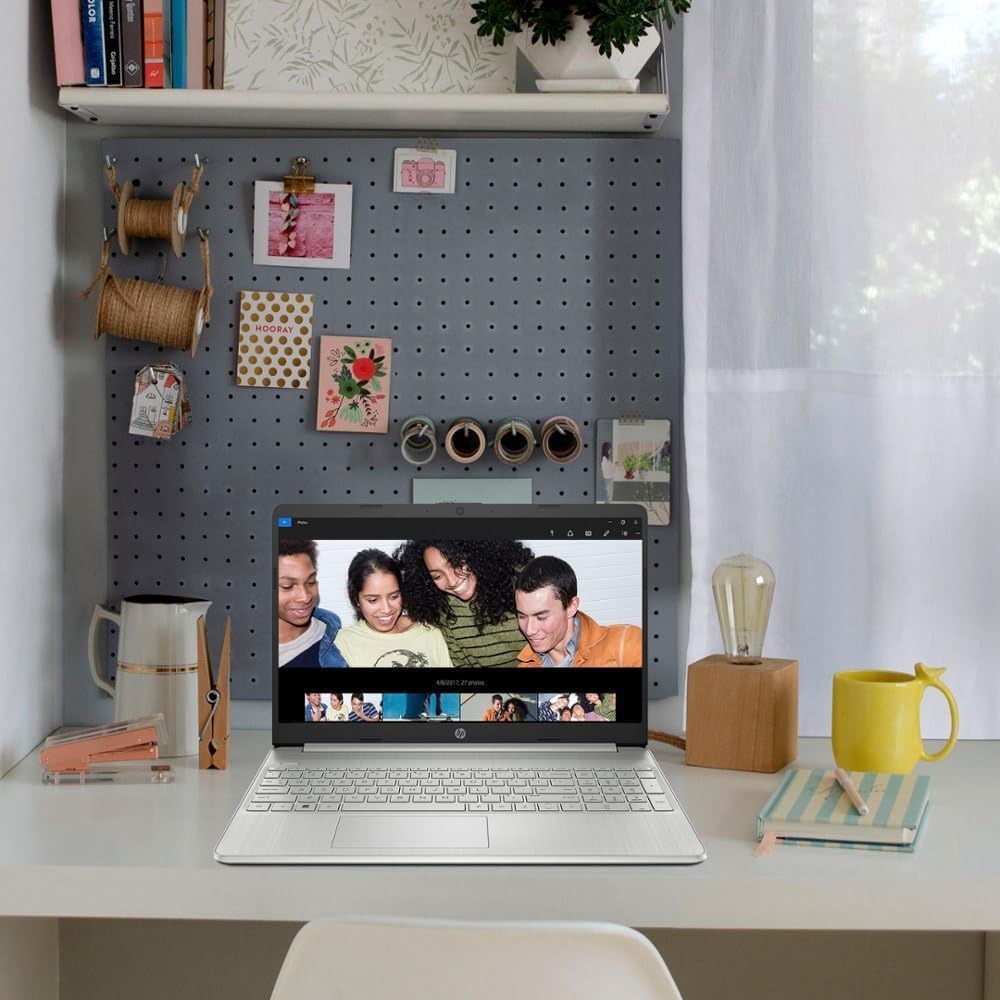 HP 2023 Laptop, 15.6' HD Display, AMD Ryzen 3 5300U (4 cores), 12GB RAM, 512GB SSD, AMD Radeon Graphics, Wi-Fi, Bluetooth, Numeric Keypad, Windows 11 Home