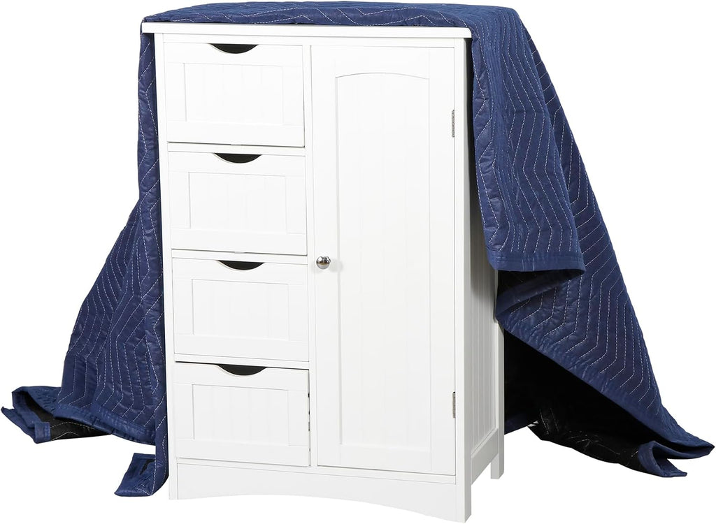ZENY Moving Blankets 12 Pack, Heavy Duty 35 lb/dz, Quilted Furniture Pads Large 80x72 Inches for Moving and Storage (24, Dark Blue)