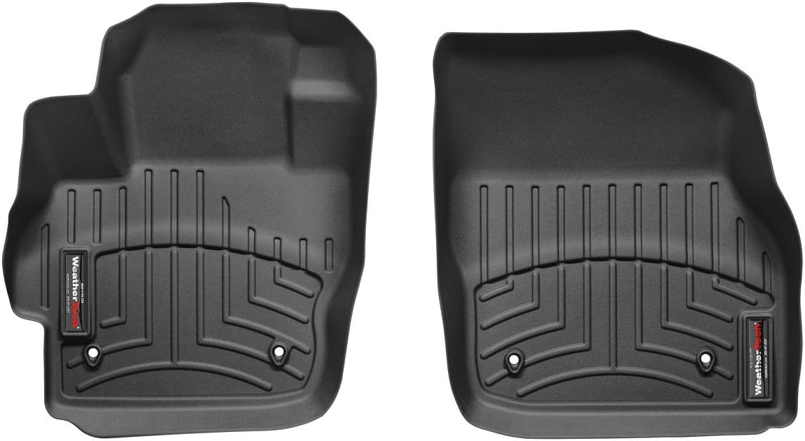 WeatherTech Custom Fit FloorLiners for Mazda MAZDA3-1st Row (442401), Black