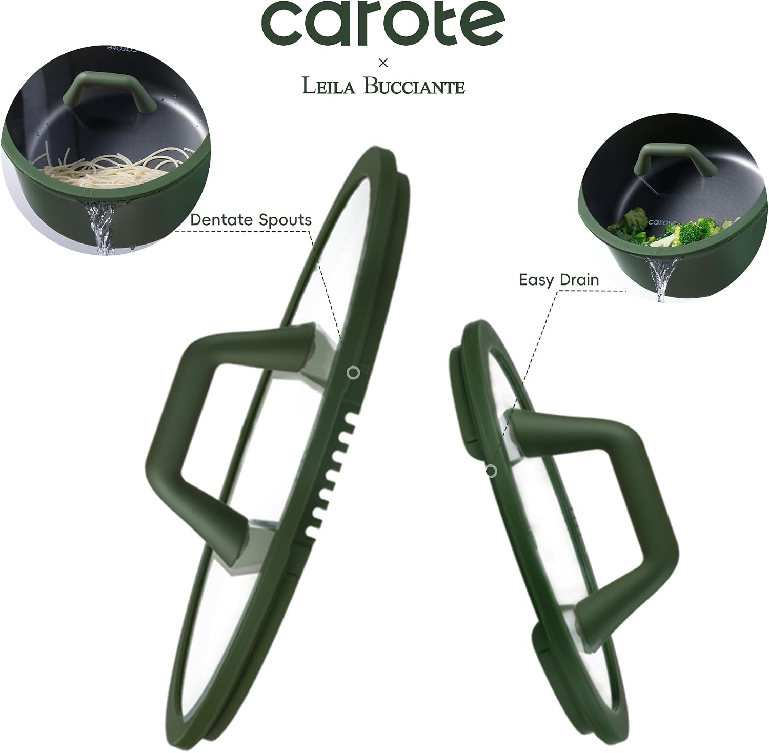 CAROTE 31PCS Pots and Pans Set, Nonstick Cookware Set Kitchen Non Stick Induction Titanium Cookware Non-toxic Granite Cooking set, PFOA Free