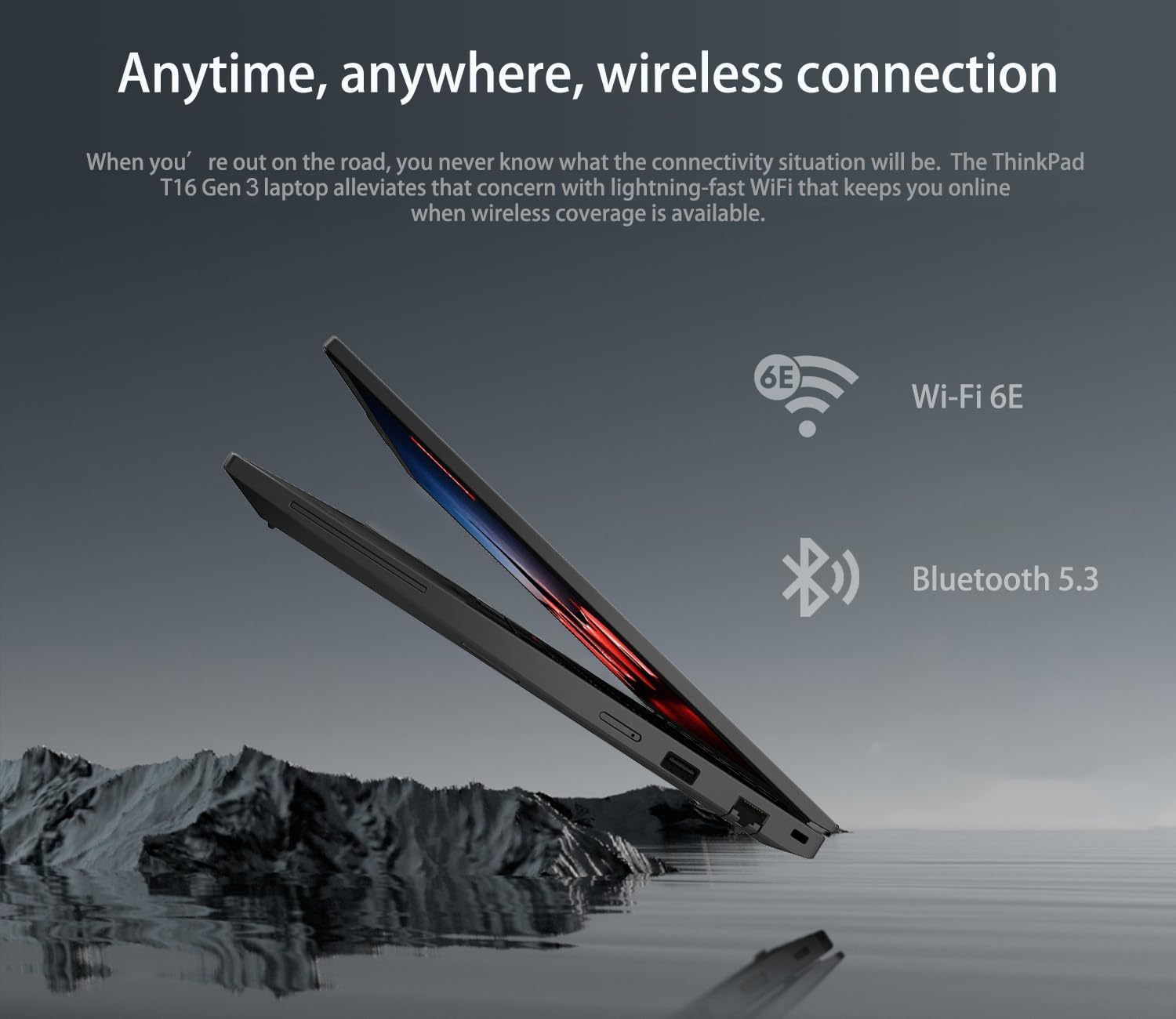 Lenovo ThinkPad T16 Gen 3 Business Laptop (16' FHD+ Touchscreen, Intel 12-Core Ultra 7 155U (>i7-1355U), 64GB DDR5 RAM, 2TB SSD), 2x Thunderbolt 4, FP, Backlit, 5MP Webcam, Win 11 Pro, AI PC, Black
