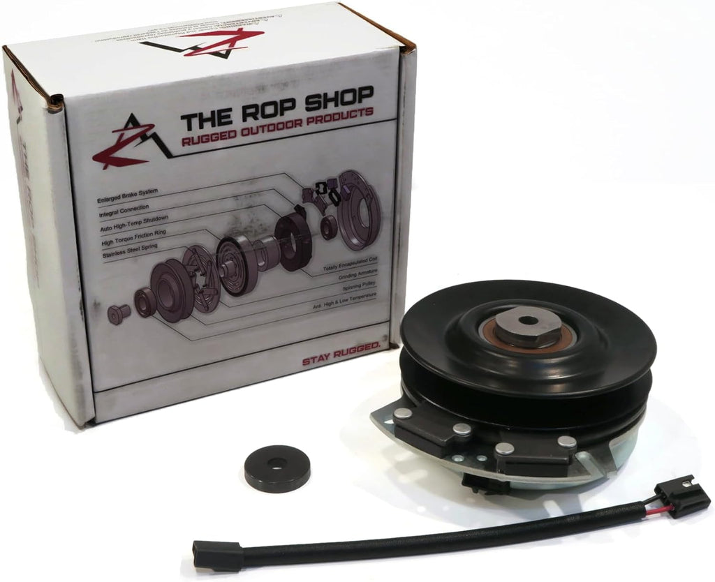 The ROP Shop Electric PTO Clutch with Wire Harness for Toro 1089511, 117-1252, 1171252 Mower