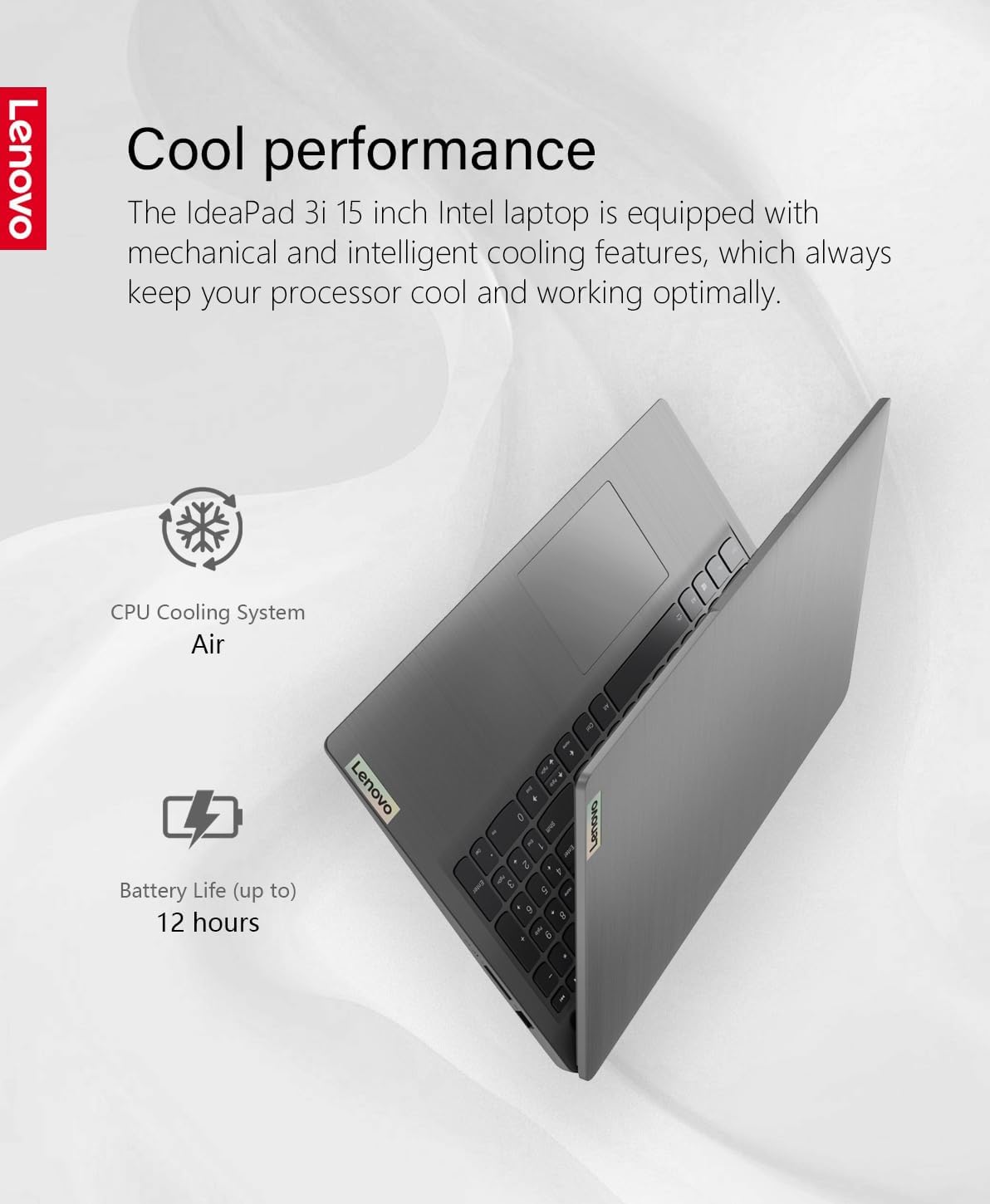 Lenovo 2023 Ideapad 3i Laptop, 15.6' FHD Touchscreen, 12GB DDR4 RAM, 11th Gen Intel Core i3-1115G4 Processor, 256GB SSD, HDMI, Webcam, Wi-Fi6, Bluetooth, Win11, Arctic Grey, W/GaLiMu
