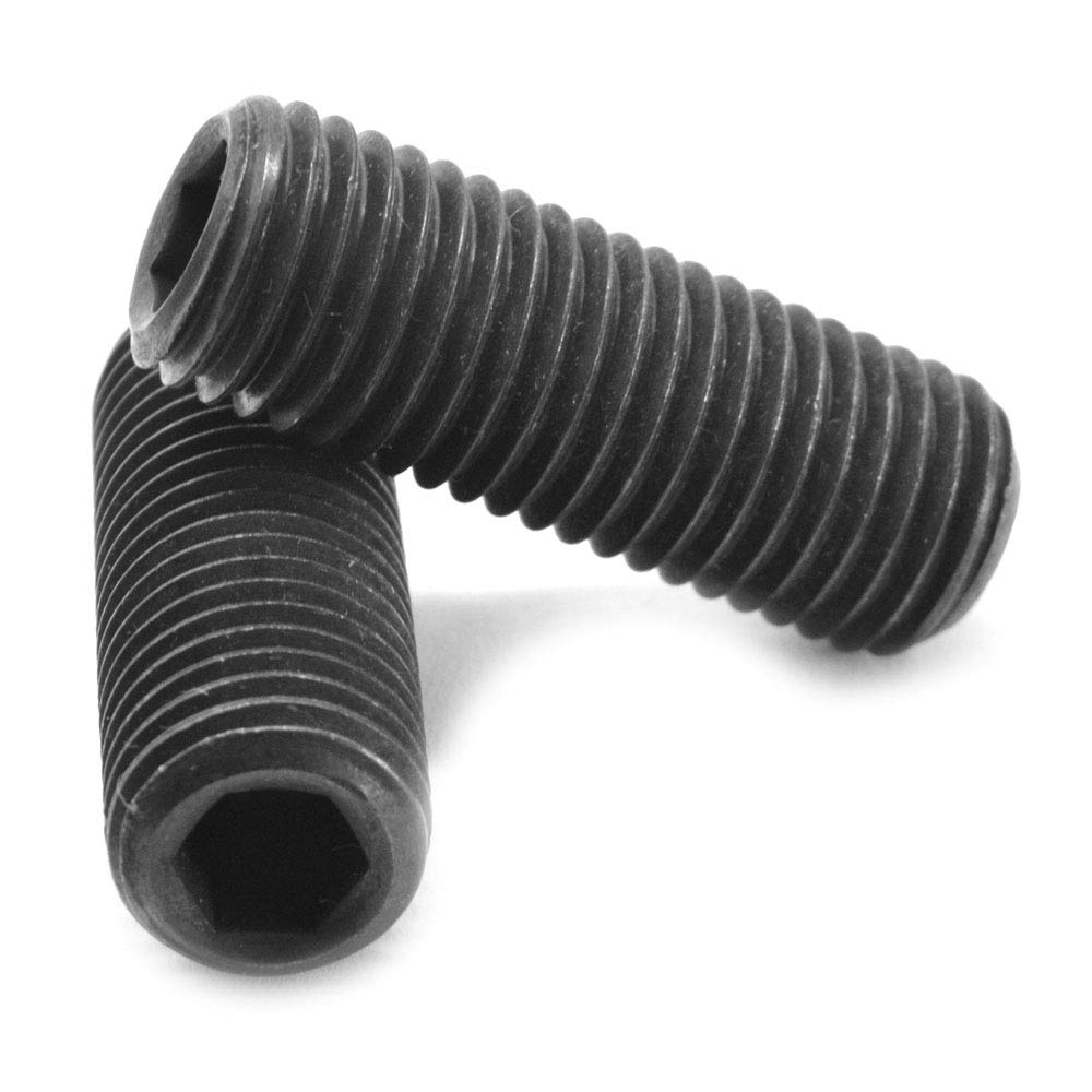#4-40 x 3/16' Coarse Thread Socket Set Screw Cup Point Alloy Steel Black Oxide Pk 5000