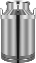 60L Ice Bucket with Lid,Champagne Bucket with Sealed Lid and Portable Handle, Ice Bucket for Freezer,Stainless Steel Milk Bucket,Liquid Storage Container