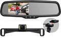 Rear View Mirror Camera with 4.3' Monitor: Super Night Vision OEM Rearview Mirror Backup Camera with IP 68 Waterproof Back Up Camera for Car, Rearview Mirror for Parking & Driving Safety AUTO-VOX T2