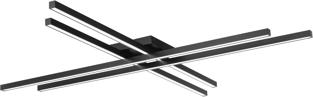 WAC Lighting dweLED, Parallax 42in LED Flush Mount 3-CCT 2700K-3000K-3500K Set to 3000K in Black