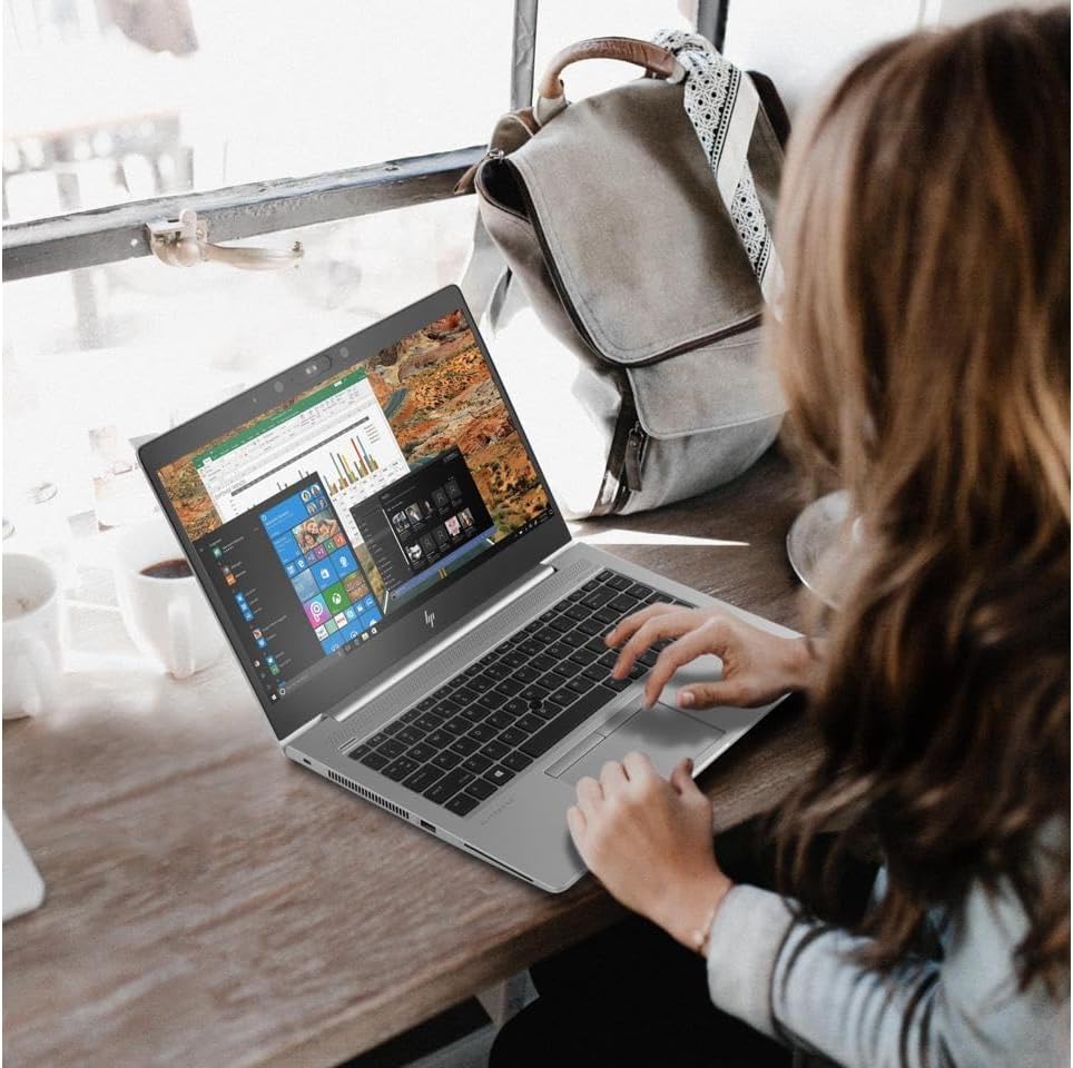 HP Elitebook 840 G5 14' FHD Business Laptop Computer, Intel Quad-Core i5-8350U, 16GB DDR4 RAM, 512GB SSD, Backlit Keyboard, Type-C, HDMI, Windows 11 Pro (Renewed)