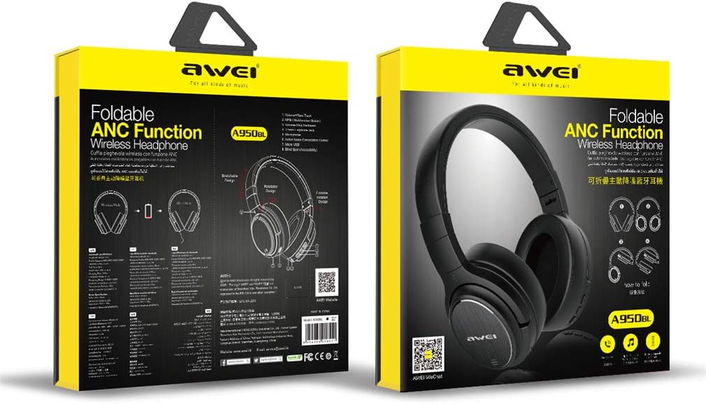 Wireless Bluetooth Headphones Over Ear Stereo Foldable Headphones with Mic Deep Bass Earphones Foldable Headset for PC/Cell Phones/TV