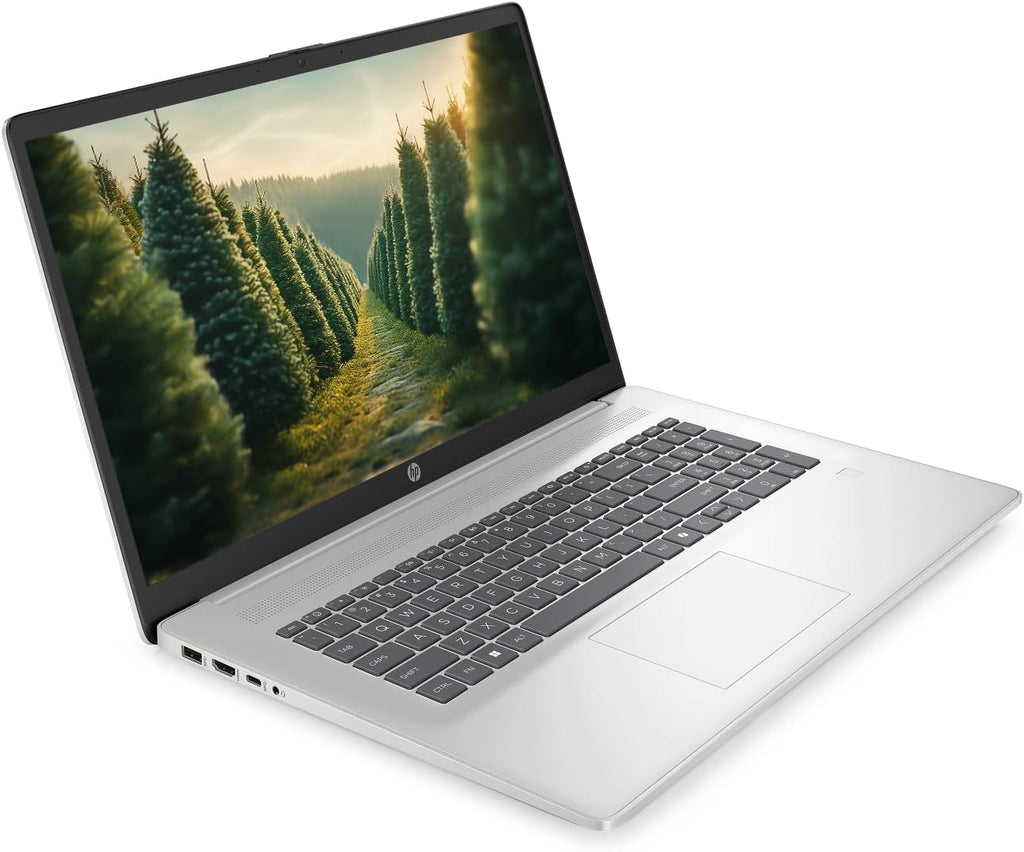 HP Touchscreen Laptop, 17.3' Business Laptop Computer, Windows 11, 40GB RAM 2TB SSD, Intel Core Ultra 7 255U, HD+ Display, Fingerprint Reader, Backlit Keyboard, SageNova Earphones, Silver