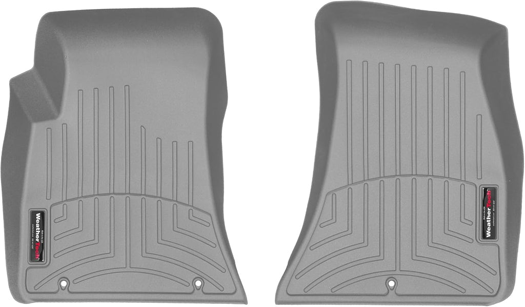WeatherTech Custom Fit FloorLiners for Dodge Challenger, Challenger, 1st Row (4610491), Grey