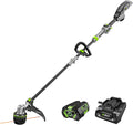 EGO POWER+ String Trimmer, Battery Powered, 16' Trimmer for Weeds and Grass with POWERLOAD, LINE IQ, Telescopic Carbon Fiber Shaft, Includes 56V 4.0Ah Battery and Charger - ST1623T