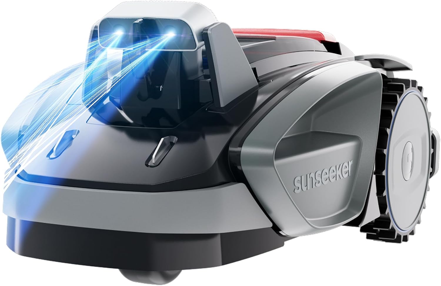 Sunseeker V3 Wireless Robot Lawn Mower for Small Yards, 0.15 Acre/6,400 Sq. Ft., Vision AI Obstacle Detection, One-Click Start, App Control, Auto Recharge, 42% Slope