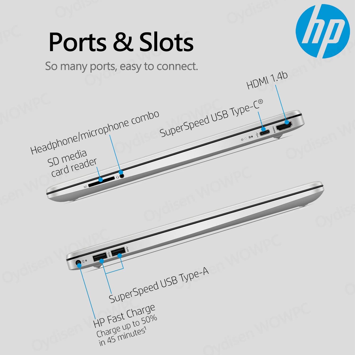 HP 15.6 inch Laptop, Intel Core i5-1135G7 Processor, 15.6' FHD Anti-Glare LED Display, HDMI, Wi-Fi and Bluetooth, Lightweight Design, Fast Charge, Windows 11 Home (32GB RAM | 1TB SSD)