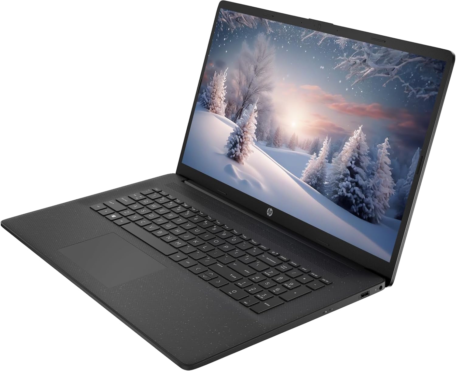 HP 17.3' Business Laptop Computer, 16GB RAM 1.2TB Storage (1TB SSD + 256GB Docking Station), 10-Core Intel Core i5, Windows 11, PLUSERA Earphones, Black