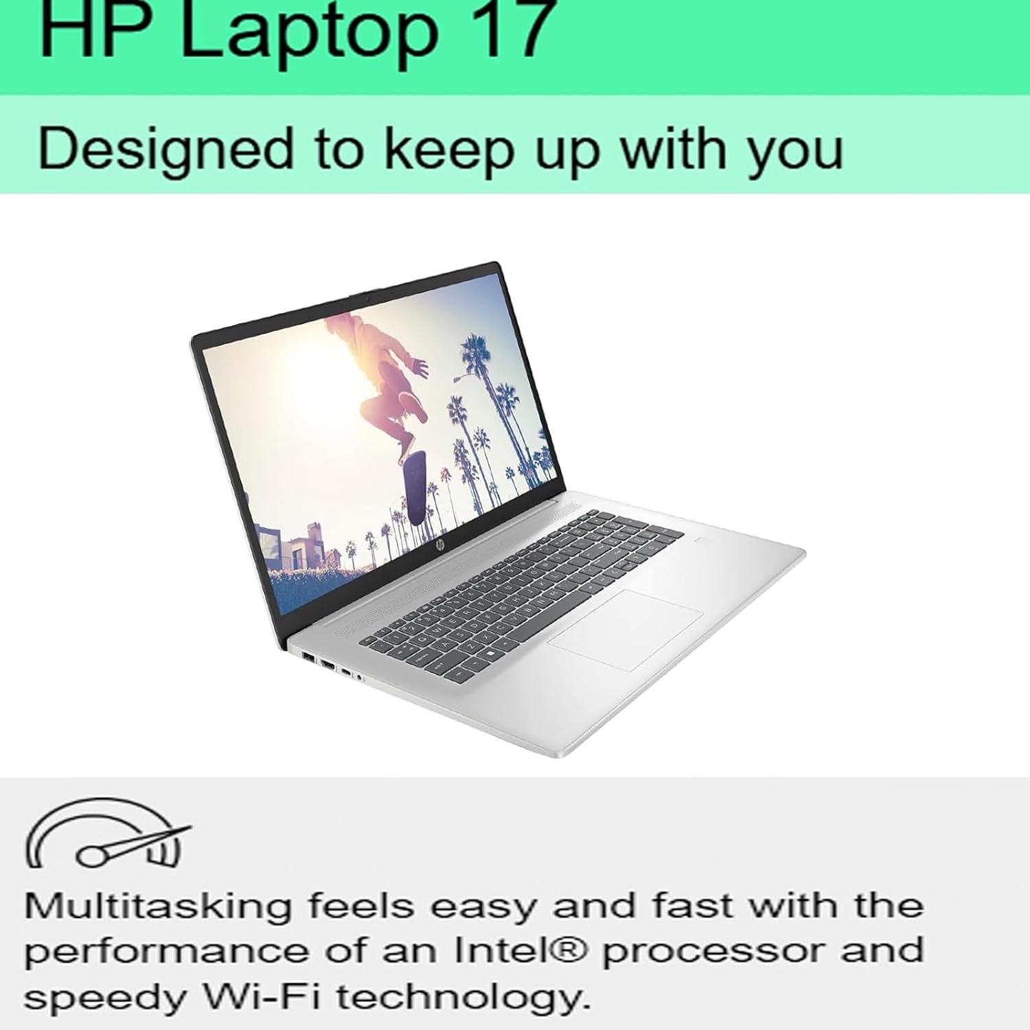 HP 17.3 Laptop Computer for Business - Intel 10-Core i5 1334U (Up to 4.6 GHz), 64GB RAM, 2TB PCIe SSD, HD+ (250 BrightView nits), Windows 11 Pro, Backlit KB, Fingerprint