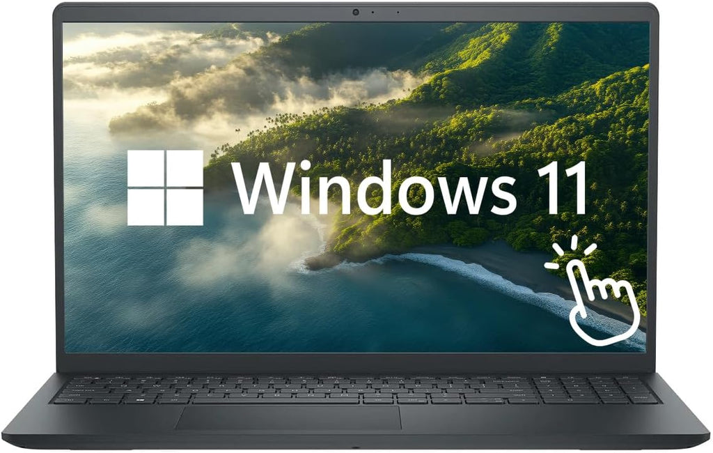 Dell Inspiron Touchscreen Laptop, 15.6' Business & Student Laptop Computer, Windows 11 Home 16GB RAM 512GB SSD, AMD Ryzen 7 7730U, Black