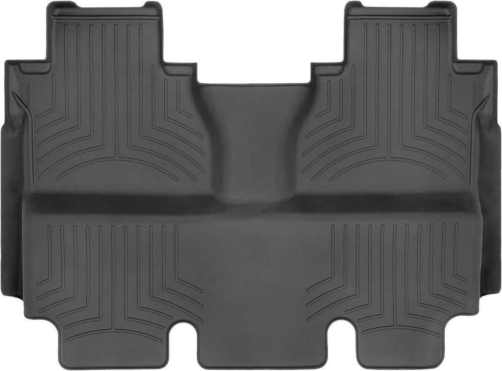 WeatherTech FloorLiner HP Custom Fit Floor Mats for Toyota Tundra 2nd Row (440938IM), Black