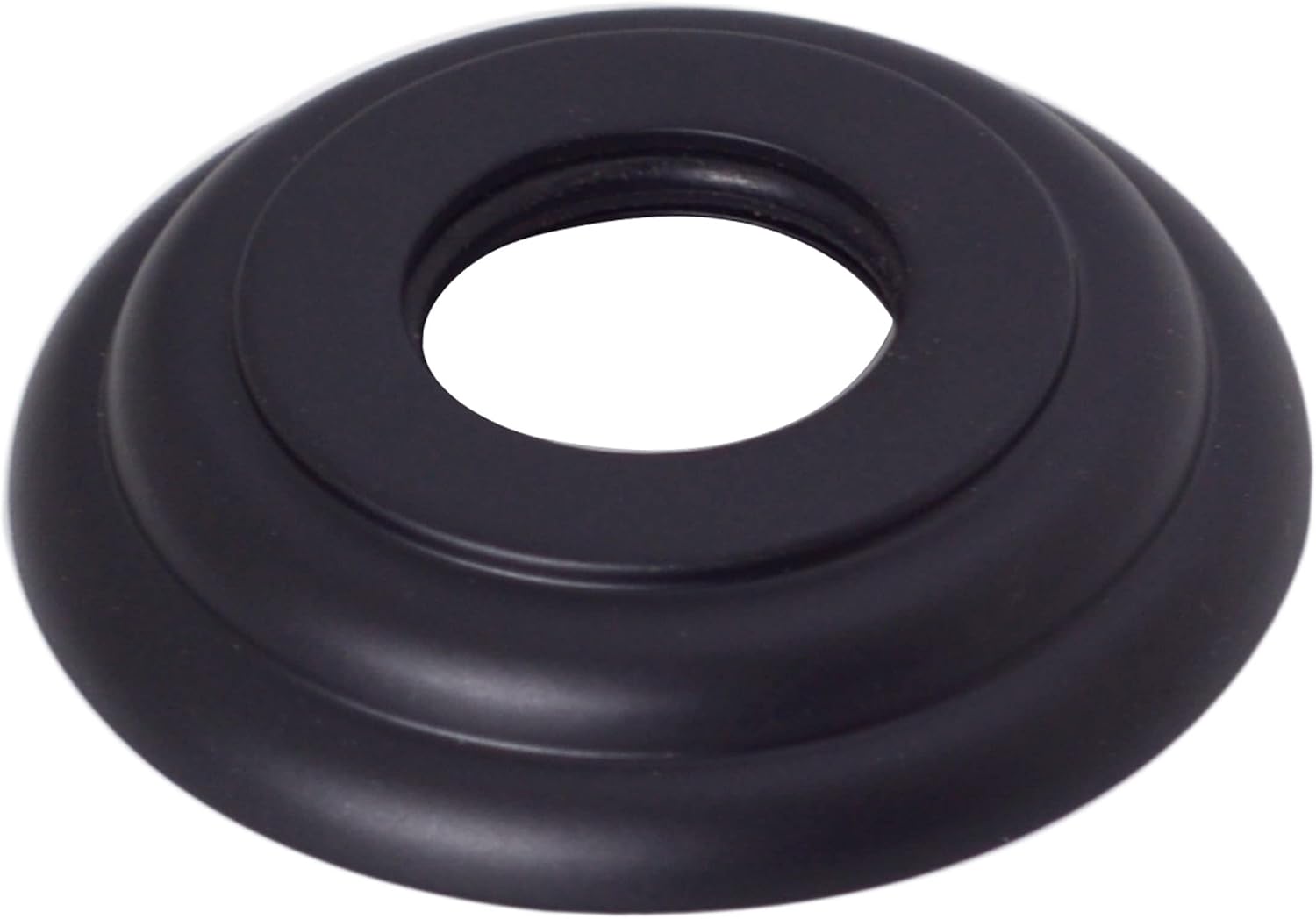 Westbrass D3619A-25-62 1/2' IPS x 19' Round Ceiling Mount Shower Arm with Flange, Matte Black (25-Pack)