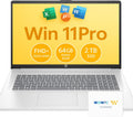 HP 2025 New 17 inch Laptop Computer • 64GB RAM • 2TB SSD • Intel Core 6-Core i3 Processor, 10-Key Number Pad • Long Battery Life • w/WOWPC System Recovery USB • Windows 11 Pro with Microsoft Office