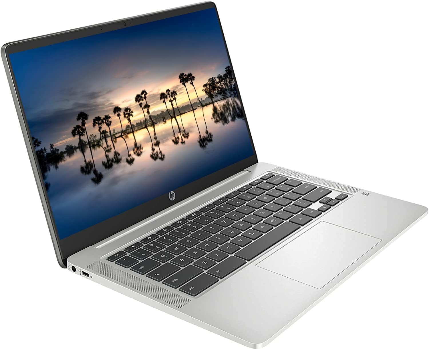 HP 2023 14' HD IPS Chromebook, Intel Processor Up to 3.10GHz, 4GB Ram, 128GB SSD, Intel 4K Graphics, Super-Fast 6th Gen WiFi, Chrome OS (Renewed)
