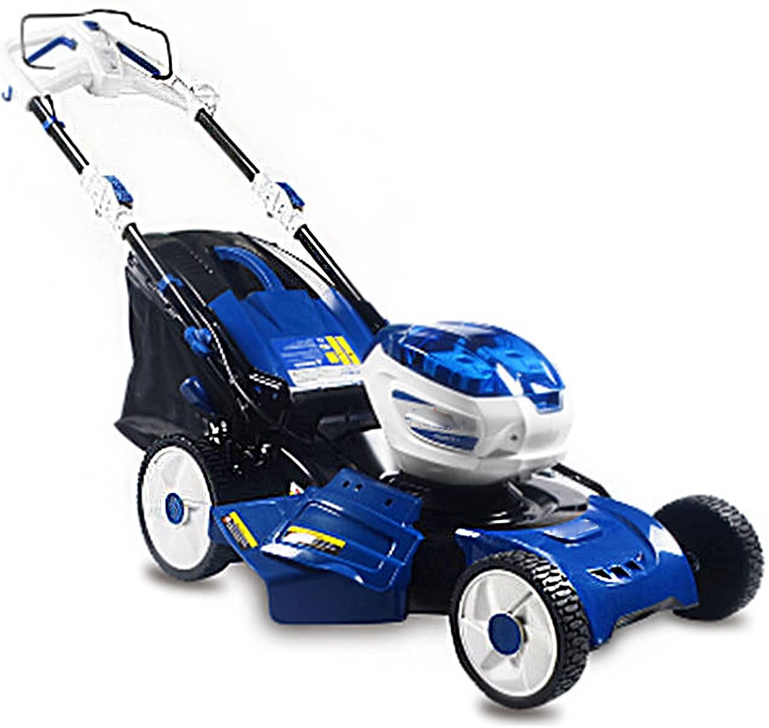 58V Lithium-Ion Electric Lawn Mowers Portable Battery Electric Lawn Mowers Cordless Walk-Behind Lawn Mowers Electric Lawn Mowers with Bagging Machines