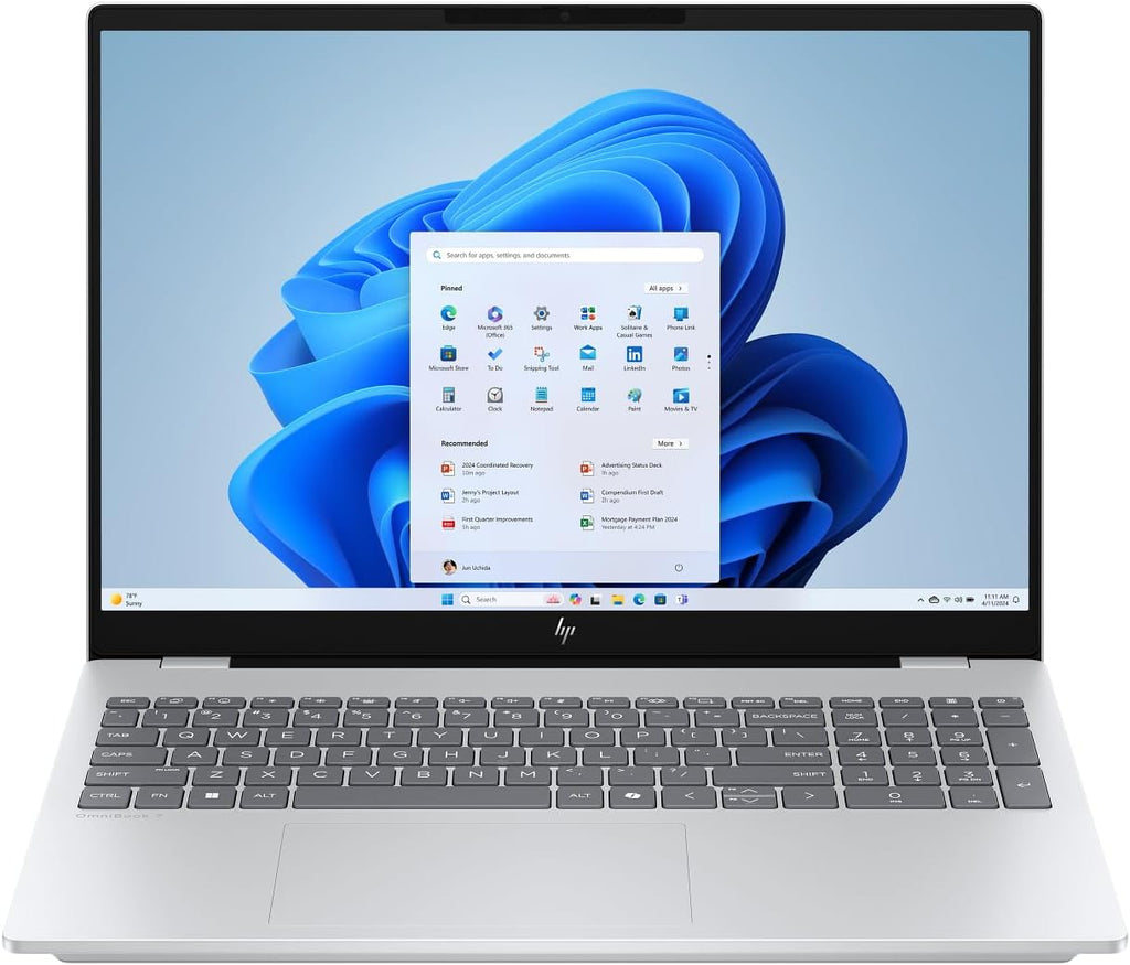 HP OmniBook 7 Laptop 2025 16' 2048x1280 Display TS, Intel Core 9 270H, 14-core, Intel Graphics, 64GB DDR5, 4TB SSD, Backlit KB, Thunderbolt 4, Wi-Fi 7, Bluetooth 5.4, 5MP + IR Camera, Windows 11 Home