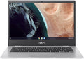 ASUS Chromebook Flip CX1400 CX1400FKA-DS84FT 14' Touchscreen Convertible 2 in 1 Chromebook - Full HD - Intel Celeron N4500-8 GB - 64 GB Flash Memory - Transparent Silver - Intel Chip - 1920 x 1