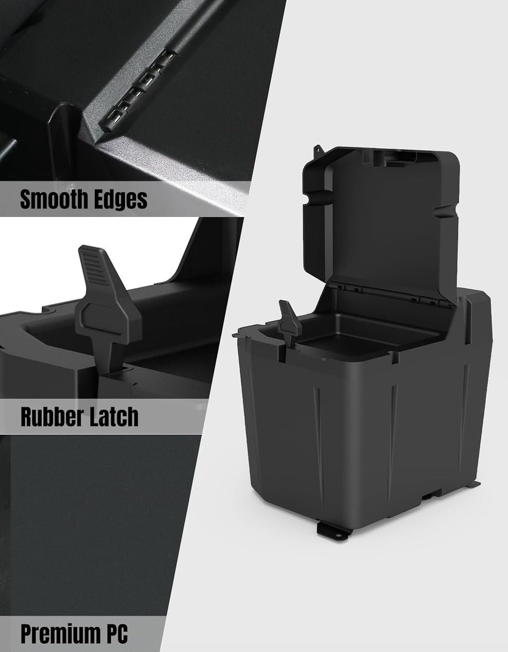 A & UTV PRO Under Seat Dry Storage Box for Polaris Ranger XP 1000, Waterproof (Fit Door) Lockable Storage Boxes Compatible with 2018-2025 Ranger XP 1000, Replace OEM #2882910 (Lock Not Included)