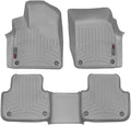 WeatherTech Custom Fit FloorLiners for Audi Q7, SQ8, Q8-1st & 2nd Row (46887-1-2), Grey