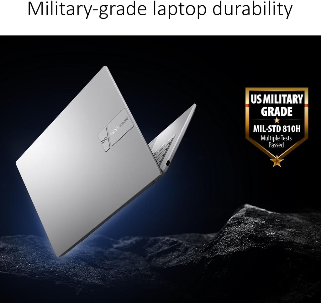 ASUS Vivobook 14 Inch FHD Laptop for Everyday Use | Intel Core 13th Gen 6-Core CPU | 12GB RAM, 256GB SSD | Quiet Blue | Windows 11 | 8HR Battery, FastCharge | Privacy Shutter | Intel UHD Graphics