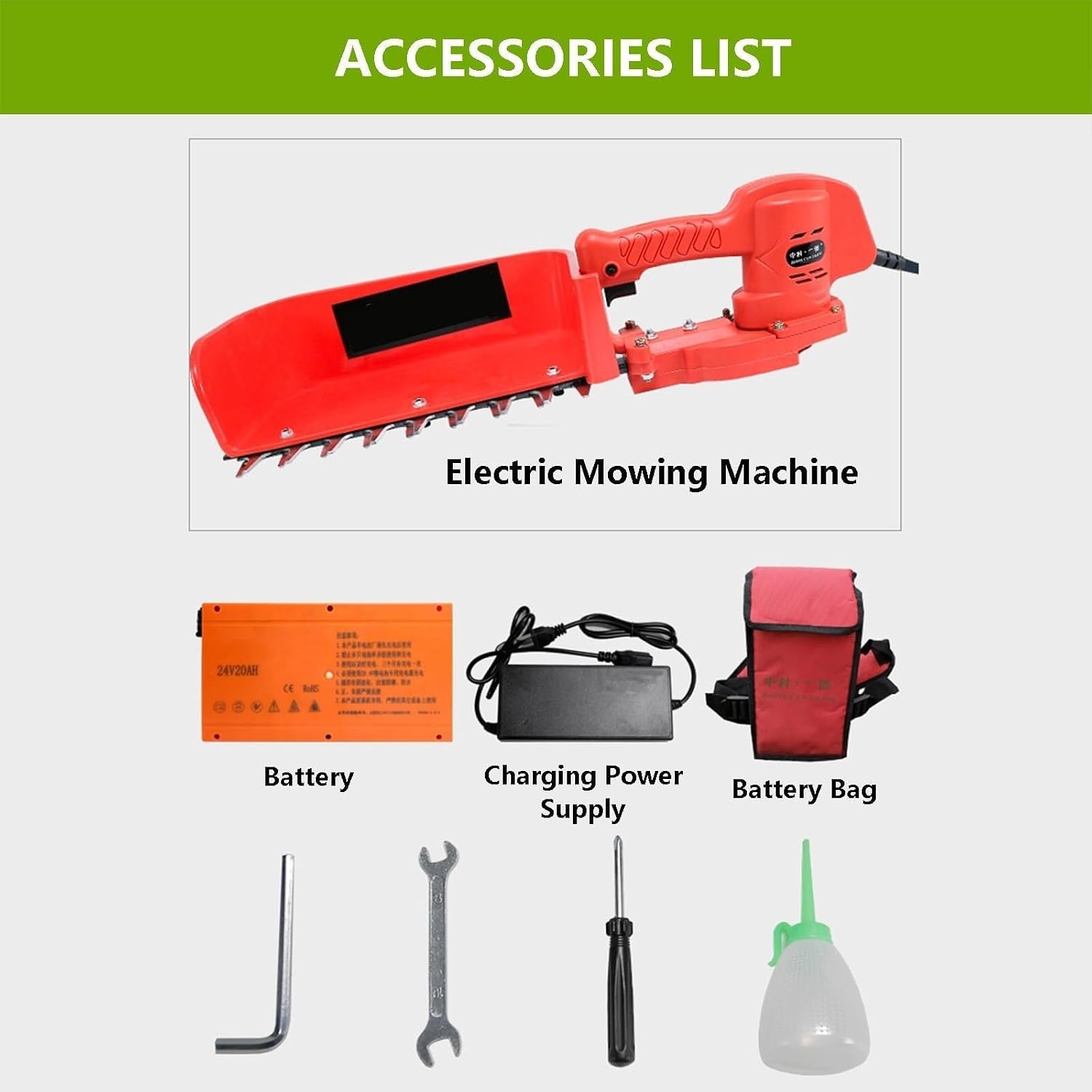 Electric Reciprocating Saw 270mm Tea Picker, Electric Lawn Mower Hedge Trimmer with Rechargeable Power Supply, Professional Cutting Tool for Gardeners or Farmers, Effort-Saving 1.8/1.7A