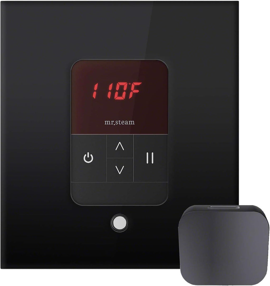 Mr Steam MSITEMPOSQ-BK iTempo Square, Steam Showers, Black