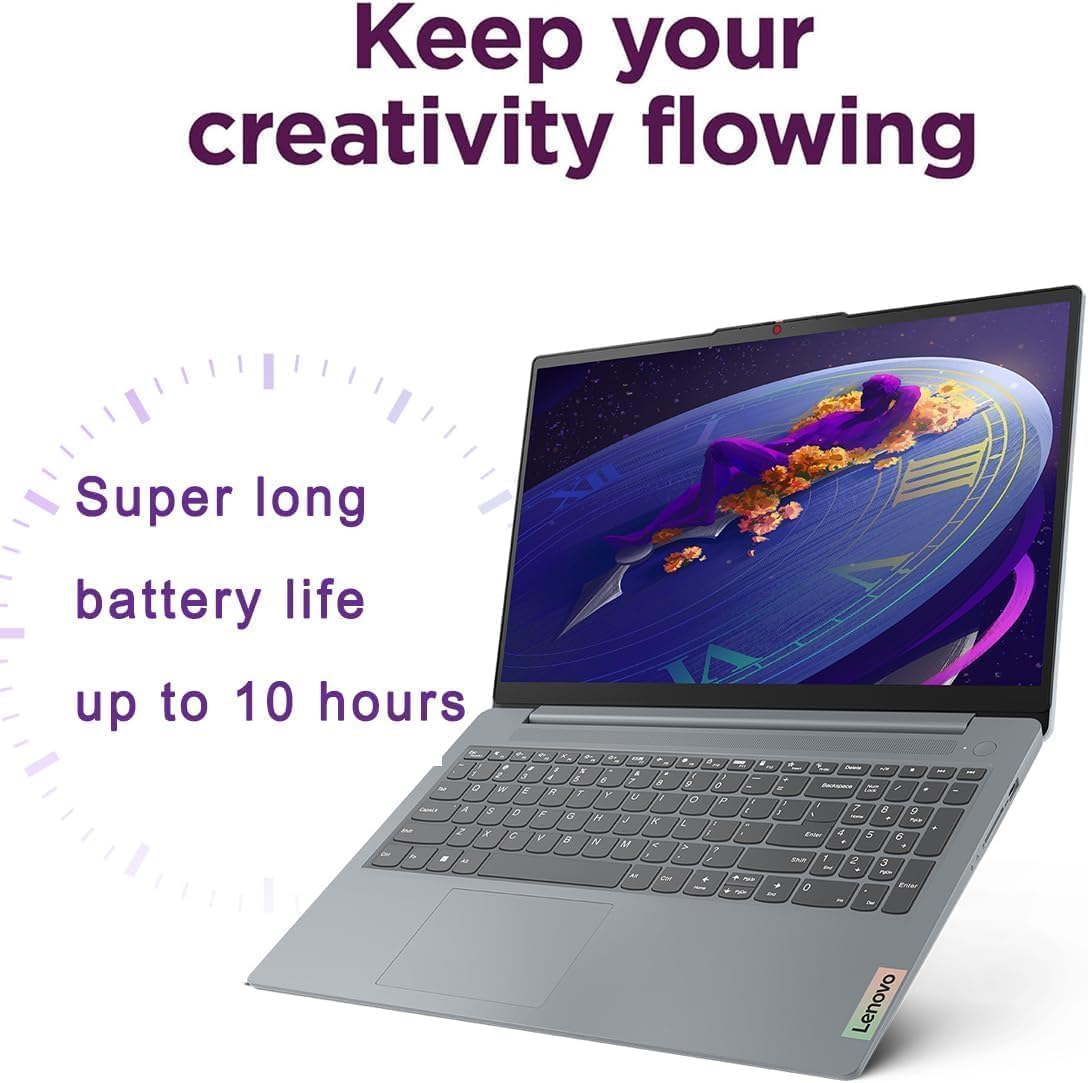 Lenovo Ideapad Laptop | 15.6 inch FHD | Touchscreen | Intel 11th Gen Processor| Office 365 for The Web| Windows 11 Home | Arctic Grey (16GB RAM | 256GB SSD)