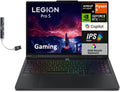 Lenovo Legion Pro 5 AI-Powered Copilot+ Gaming Laptop 16.0' 240 Hz IPS WQXGA (2560x1600) (AMD Ryzen 9 8945HX, GeForce RTX 5060 8GB, 64GB DDR5, 1TB SSD, 24-Zone RGB KB, Win11Pro) w/DKZ Port Expander