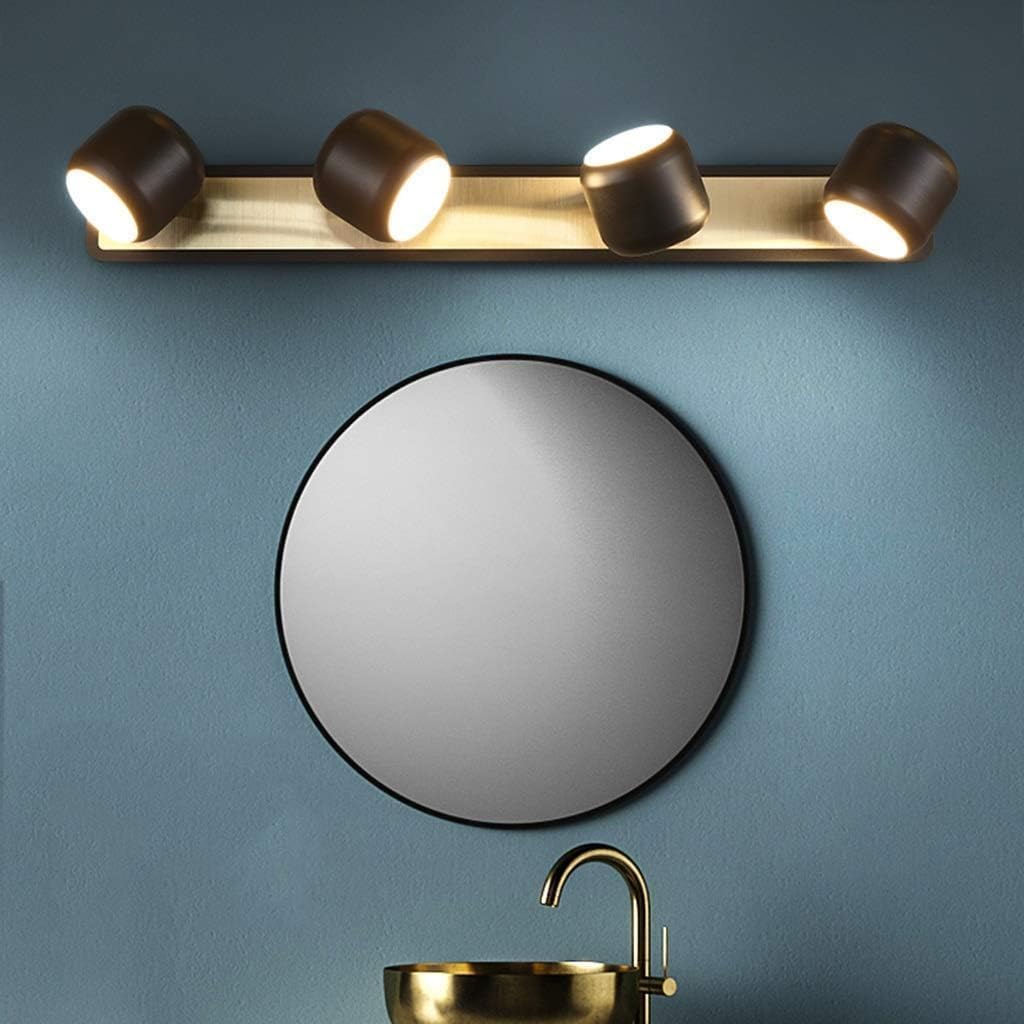 Mirror Lamp LED Modern - Mirror Light，Adjustable Angle Wrought Iron Acrylic，Bathroom Dressing Table Wash Basin,Chandeliers Light Fixture