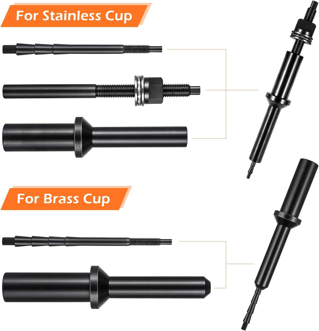 Injector Nozzle/Cup/Sleeve/Tube Remover & Installer Set For Volvo Truck D11 D12 D13 D16 FM12 / Mack Truck MP7 MP8 MP10 Engine Replces OEM 9986174 88800387 88800196